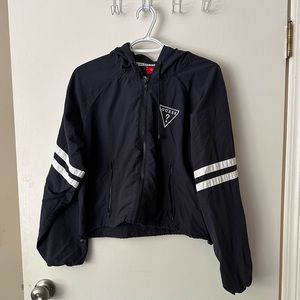 Navy blue Guess, windbreaker size large